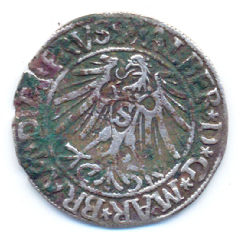 Монета - грош, 1544 год