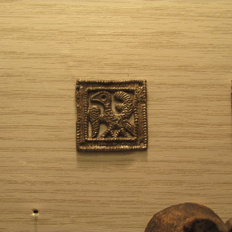 Зал древней истории ,нашивка на одежу, 12 век , Друцк